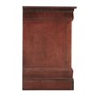 Glory Furniture Louis Phillipe 2 Drawer Nightstand in Cherry