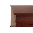 Glory Furniture Louis Phillipe 2 Drawer Nightstand in Cherry