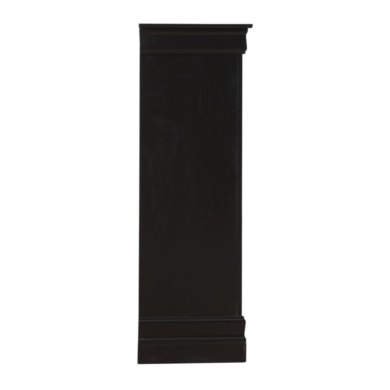 Glory Furniture Louis Phillipe 5-Drawers Bedroom Chest in Black