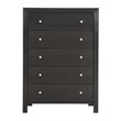 Glory Furniture Burlington 5-Drawers Bedroom Chest in Black