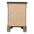 Glory Furniture Louis Phillipe 3 Drawer Nightstand in Gray