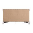 Glory Furniture Louis Phillipe 6 Drawer Dresser in White