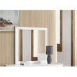 Glory Furniture Louis Phillipe Mirror in White