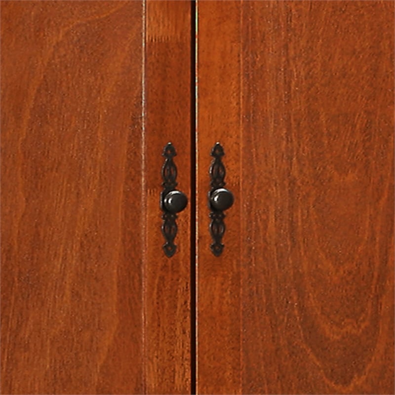 Glory Furniture Louis Phillipe 2 Drawers Bedroom Armoire in Oak
