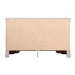 Glory Furniture Lorana 6-Drawers Bedroom Dresser in Silver Champagne