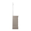 Glory Furniture Lorana 6-Drawers Bedroom Dresser in Silver Champagne