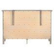 Glory Furniture Hammond Wood Veneer 8-Drawer Bedroom Dresser in Silver Champagne