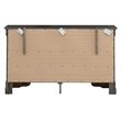 Glory Furniture Lorana 6-Drawers Bedroom Dresser in Charcoal