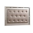Glory Furniture Alana Full Bed in Silver Champagne