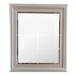 Glory Furniture Kat Wood Veneer Bedroom Mirror in Silver Champagne