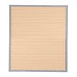 Glory Furniture Kat Wood Veneer Bedroom Mirror in Silver Champagne