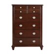 Glory Furniture Summit 5-Drawers Bedroom Chest in Cappuccino