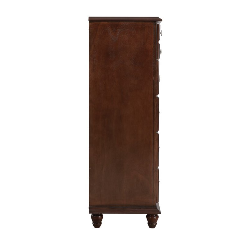 Glory Furniture Summit 5-Drawers Bedroom Chest in Cappuccino