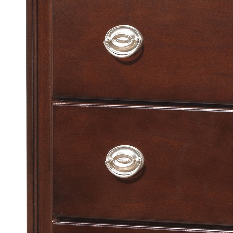 Glory Furniture Summit 3-Drawer TV Stand Chest in Cappuccino