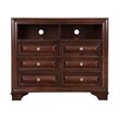Glory Furniture LaVita 6 Drawer TV Stand in Cappuccino