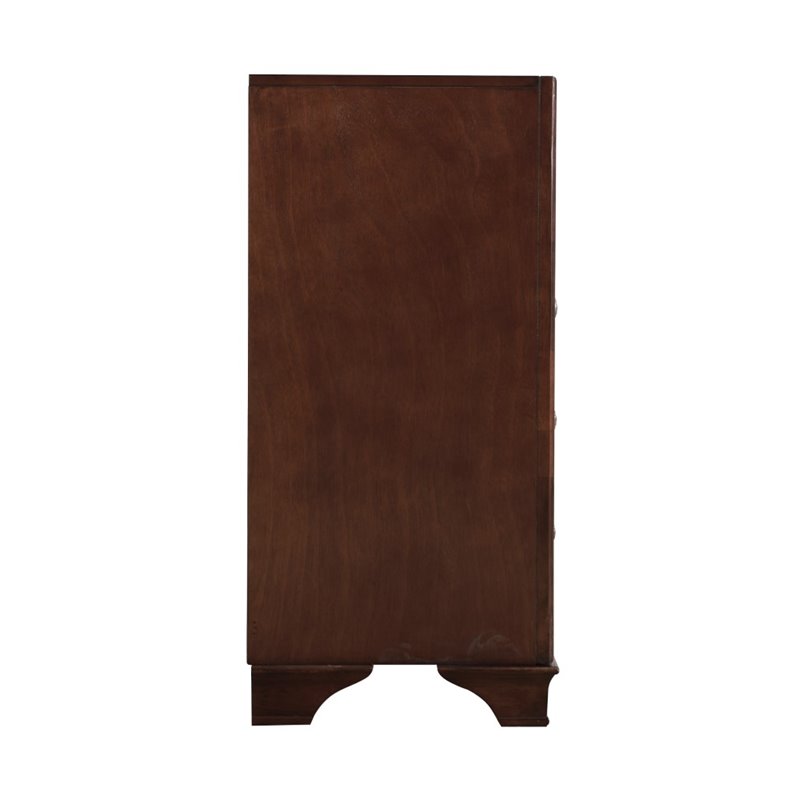 Glory Furniture LaVita 6 Drawer TV Stand in Cappuccino
