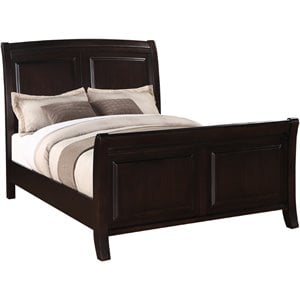 Glory Furniture Ashford Full Panel Bed in Cappuccino
