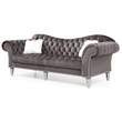 Glory Furniture Wilshire G0951A-S Sofa   DARK GRAY Velvet