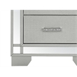Glory Furniture  2 Drawer Nightstand  Silver Champagne
