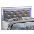 Glory Furniture Verona Wood Queen Size Bed Silver Champagne