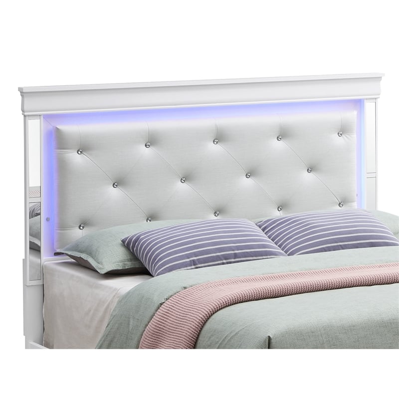 Glory Furniture Verona Queen Size Bed White