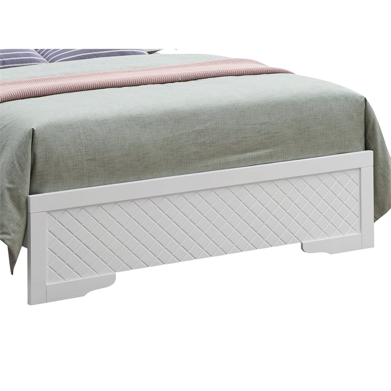Glory Furniture Verona Queen Size Bed White