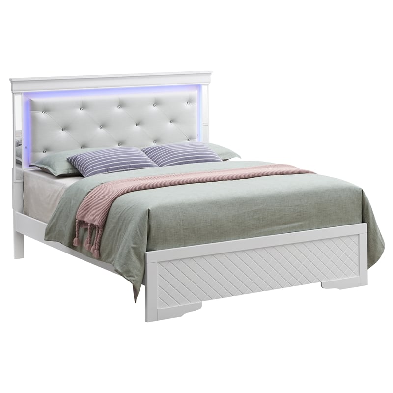 Glory Furniture Verona Queen Size Bed White
