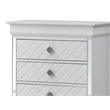 Glory Furniture Verona Wood 5-Drawers Bedroom Chest White