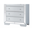 Glory Furniture Hollywood Hills 5-Drawers Bedroom Chest in White