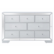 Glory Furniture Hollywood Hills 8-Drawers Bedroom Dresser in White