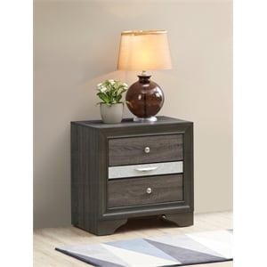 Glory Furniture Madrid G02305-N Nightstand Gray