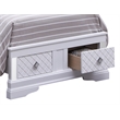 Glory Furniture Verona Twin Size Storage Bed in White Pearlescent