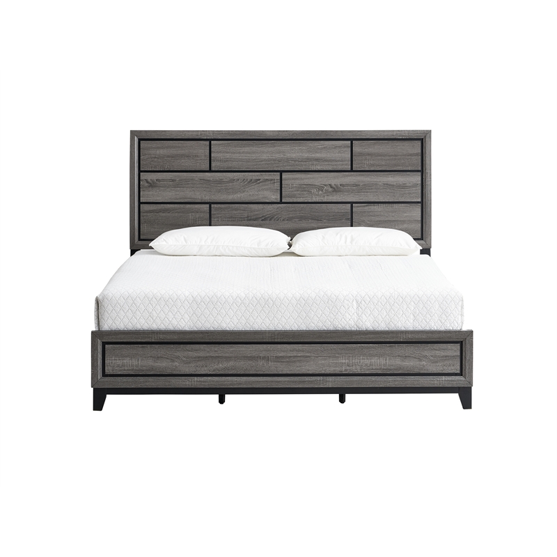Glory Furniture Glasgow G04305A-KB King Bed  Gray