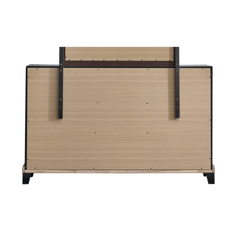 Glory Furniture Livingston G02850-D 6 Drawer Dresser Black