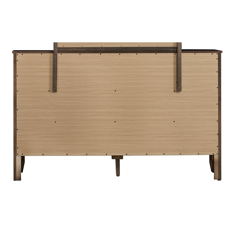 Glory Furniture Daniel G1312-D-25 6 Drawer Dresser - Cappuccino