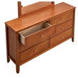 Glory Furniture Daniel G1314-D-60 6 Drawer Dresser - Oak