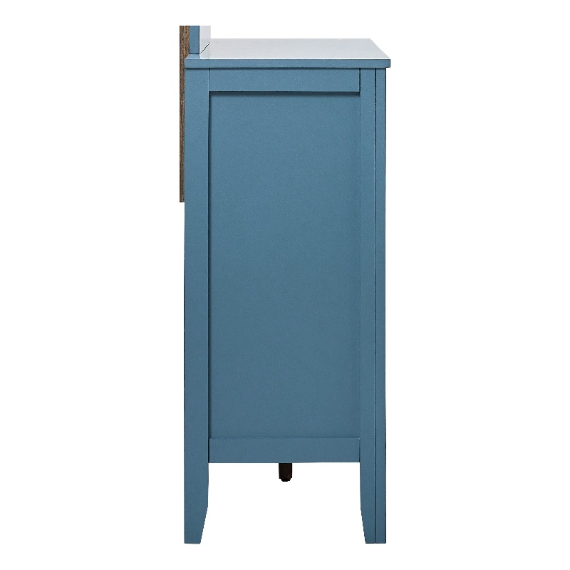 Glory Furniture Daniel G1316-D-80 6 Drawer Dresser - Teal