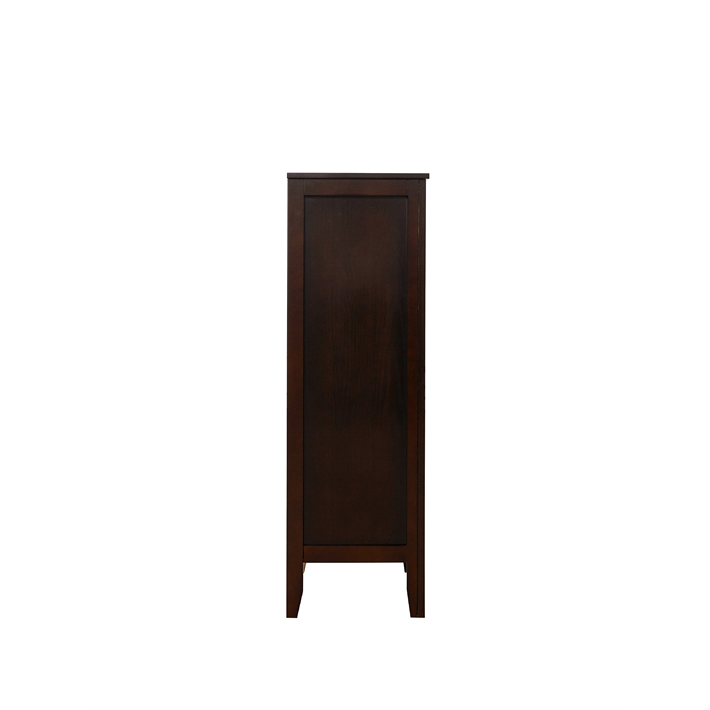 Glory Furniture Daniel G1312-CH-25 Transitional Wood 5 Drawer Chest - Cappuccino