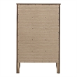 Glory Furniture Daniel G1312-CH-25 Transitional Wood 5 Drawer Chest - Cappuccino
