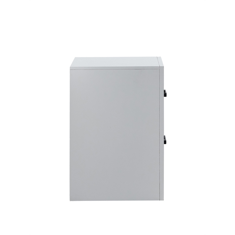 Glory Furniture Morris G0093-N  2 Drawer Wooden Nightstand White