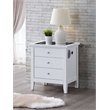 Glory Furn Hammond G5490-N2-SMART  3 Dr Power Nightstand w Speakers White