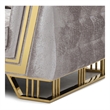 Glory Furniture Rebecca G00195A-L Loveseat Shimmering Silver Velvet