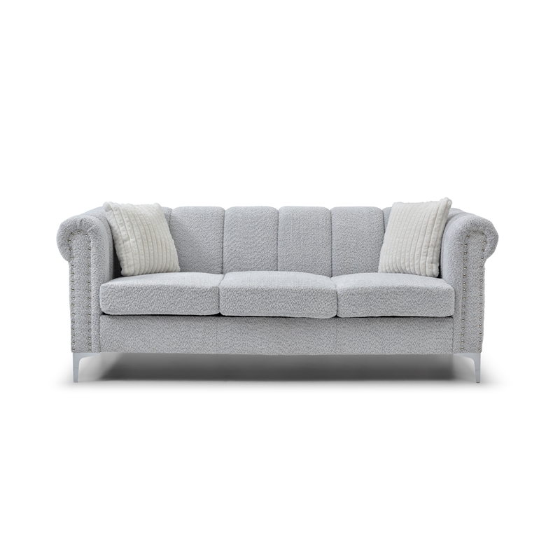 Glory Furniture Sammy G00340A-S Mid Century Modern Sofa GRAY