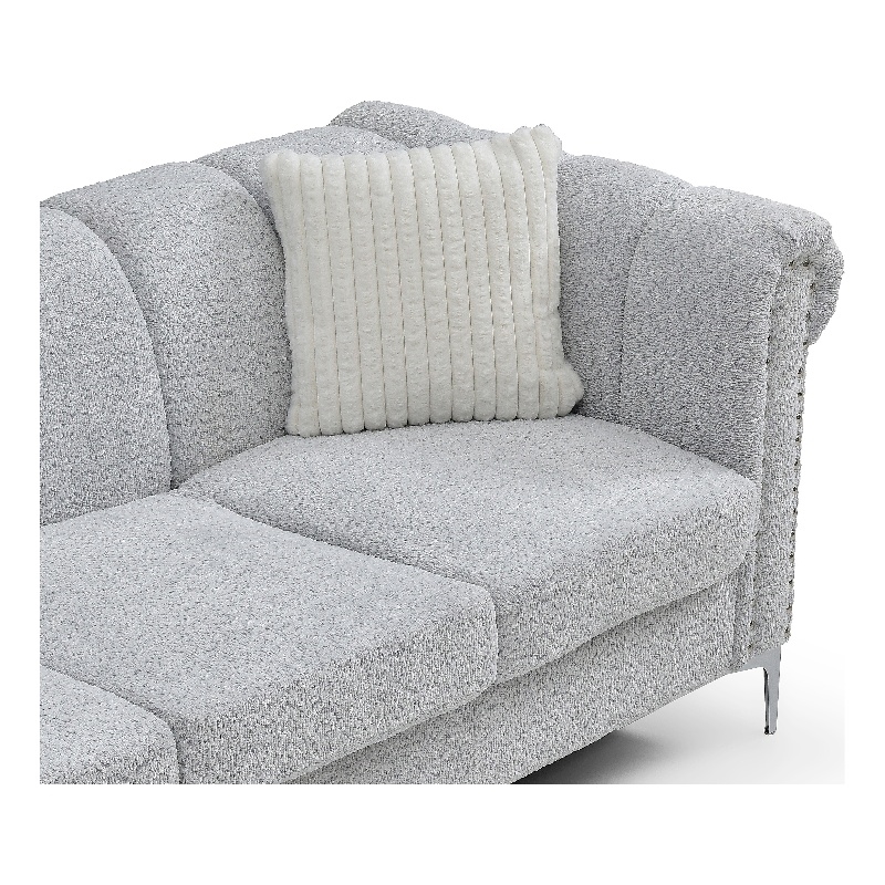 Glory Furniture Sammy G00340A-S Mid Century Modern Sofa GRAY