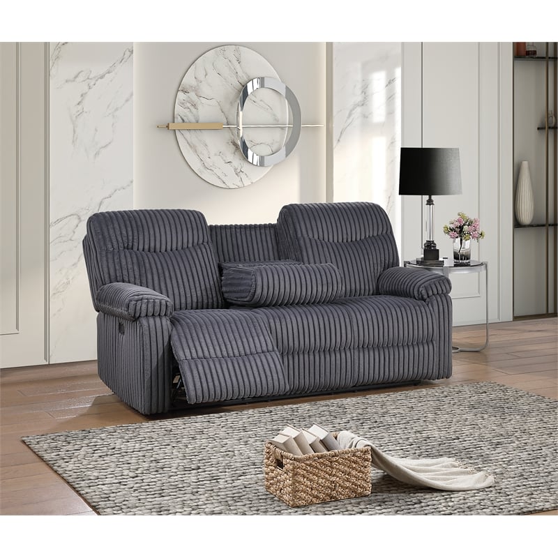 Glory Furniture Comfy G00880A-RS Reclining Sofa Gray
