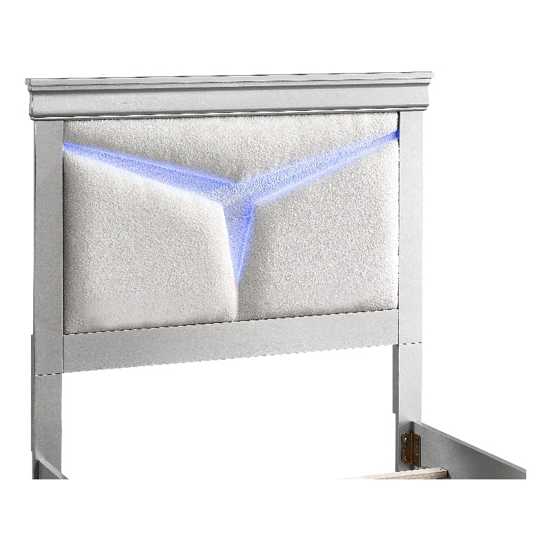 Glory Furniture Lorana G6500G-TB5 Twin  Bed  Silver Champagne