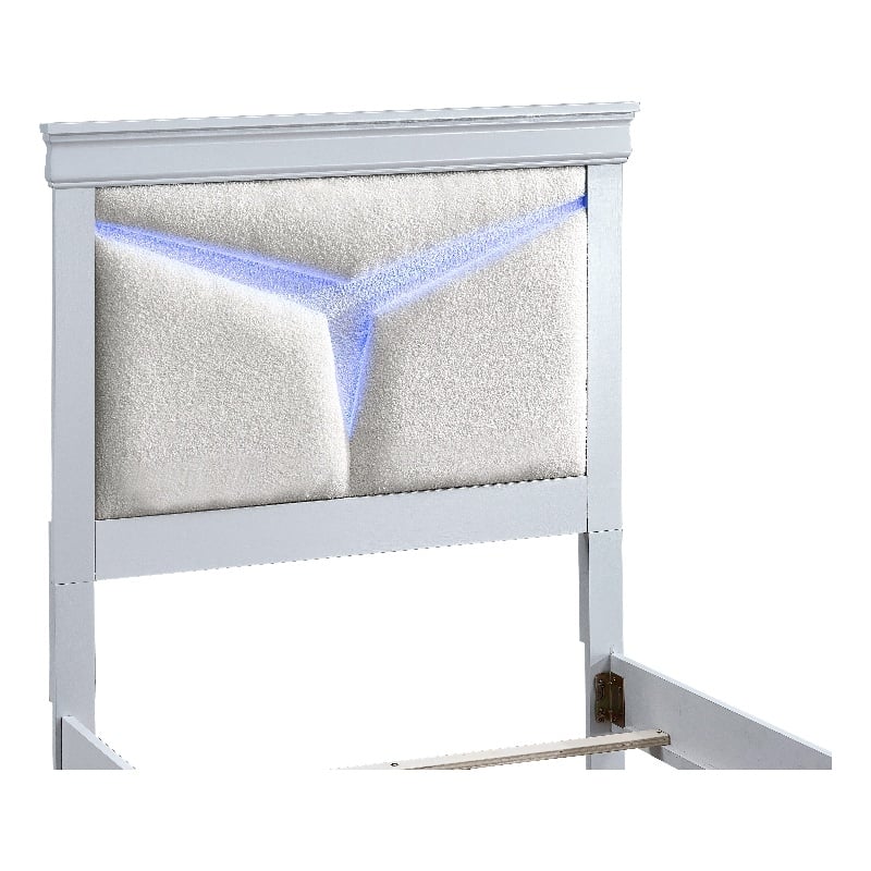 Glory Furniture Lorana G6590G-TB5 Twin Bed  Sparkling White