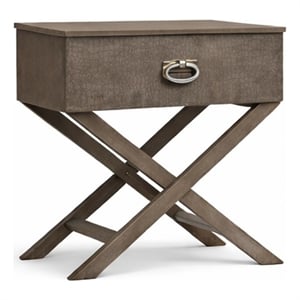 Glory Furniture Joey G007GRAY-N 1 Drawer Nightstand  Gray