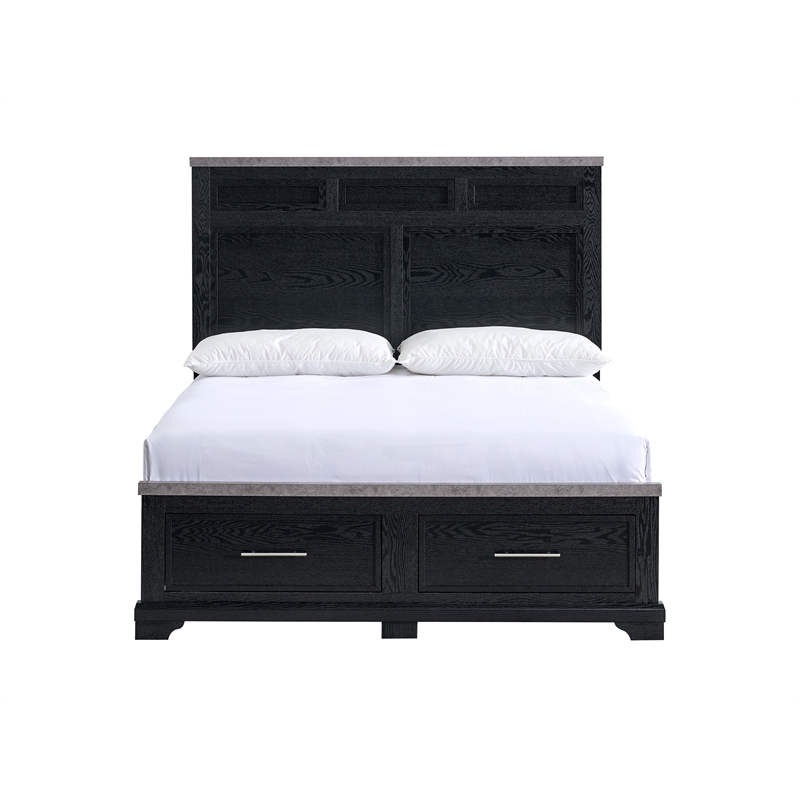 Glory Furniture Nick King Bed in Black