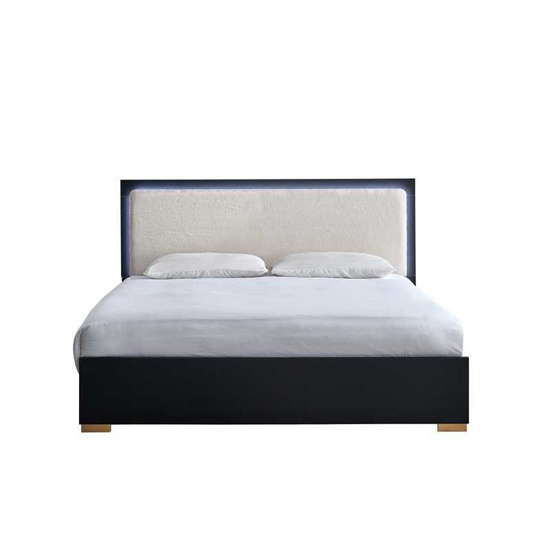 Glory Furniture Steeler G004500A-FB FULL BED  Black Gold